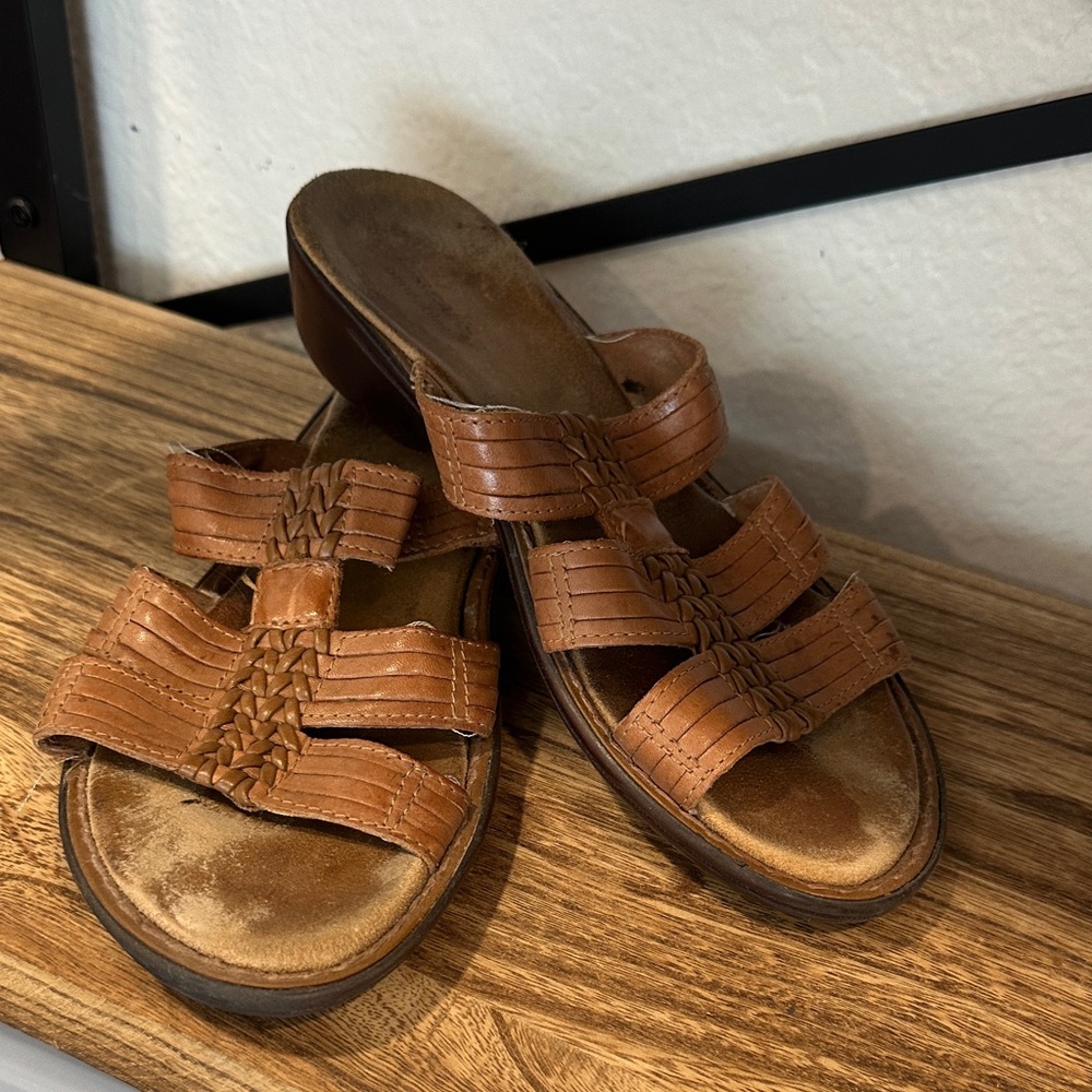 Clark’s‎ Women's Brown Leather Sandals
